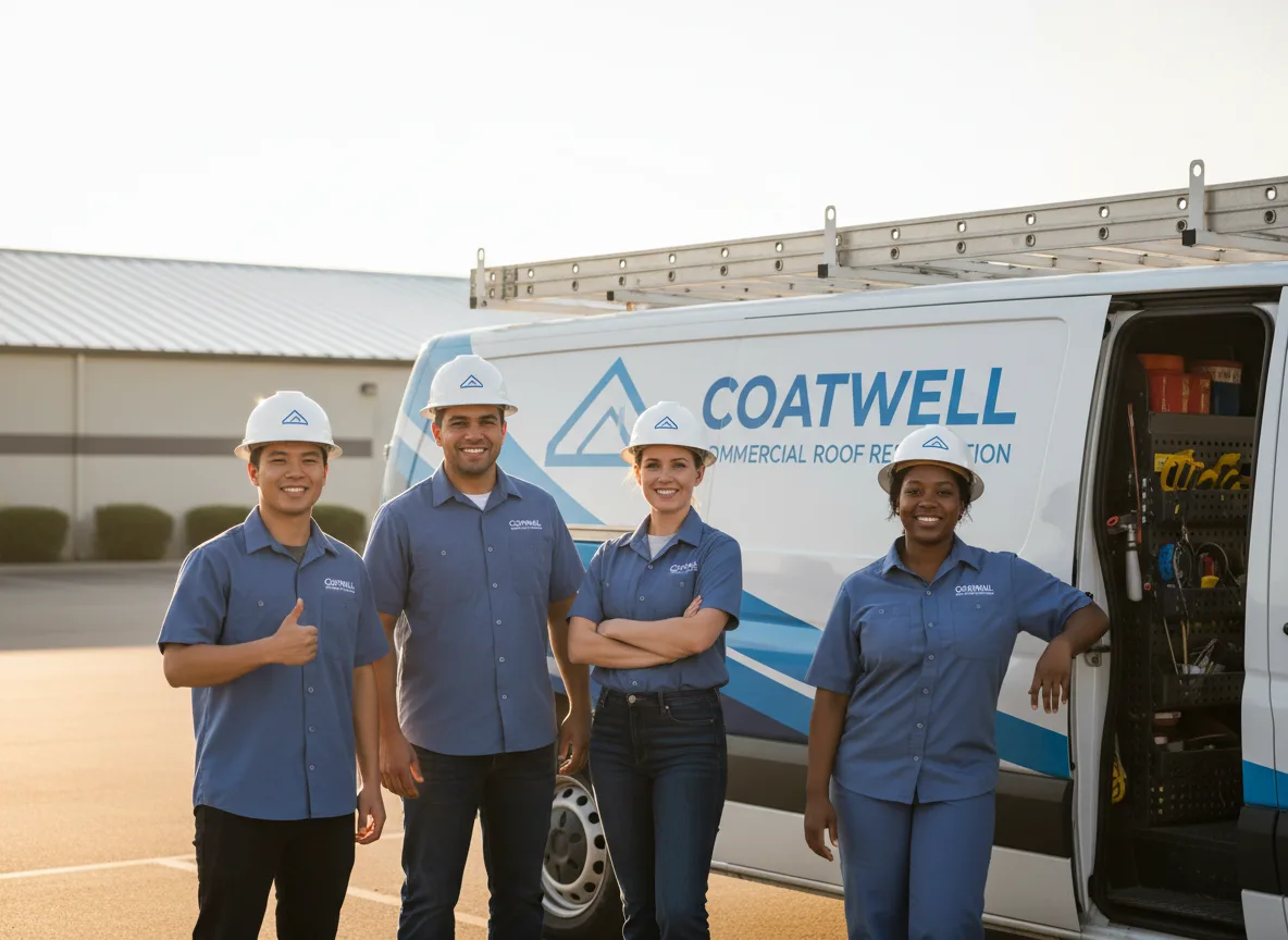 Commercial roof coating company in Douglas, MA